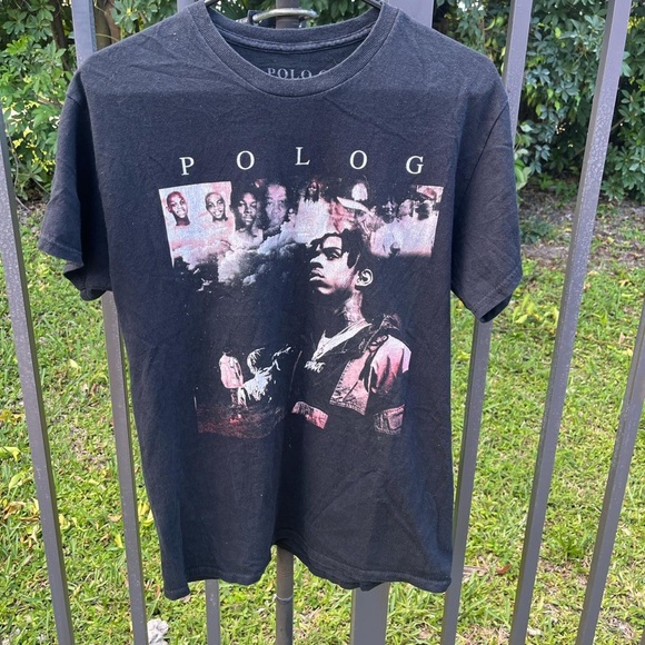 Polo by Ralph Lauren Black Graphic Tee - Picture 1 of 3